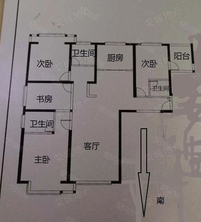 【10图】实力壹方城小区 4室 133.0平 售房,壹方城-昆明58同城