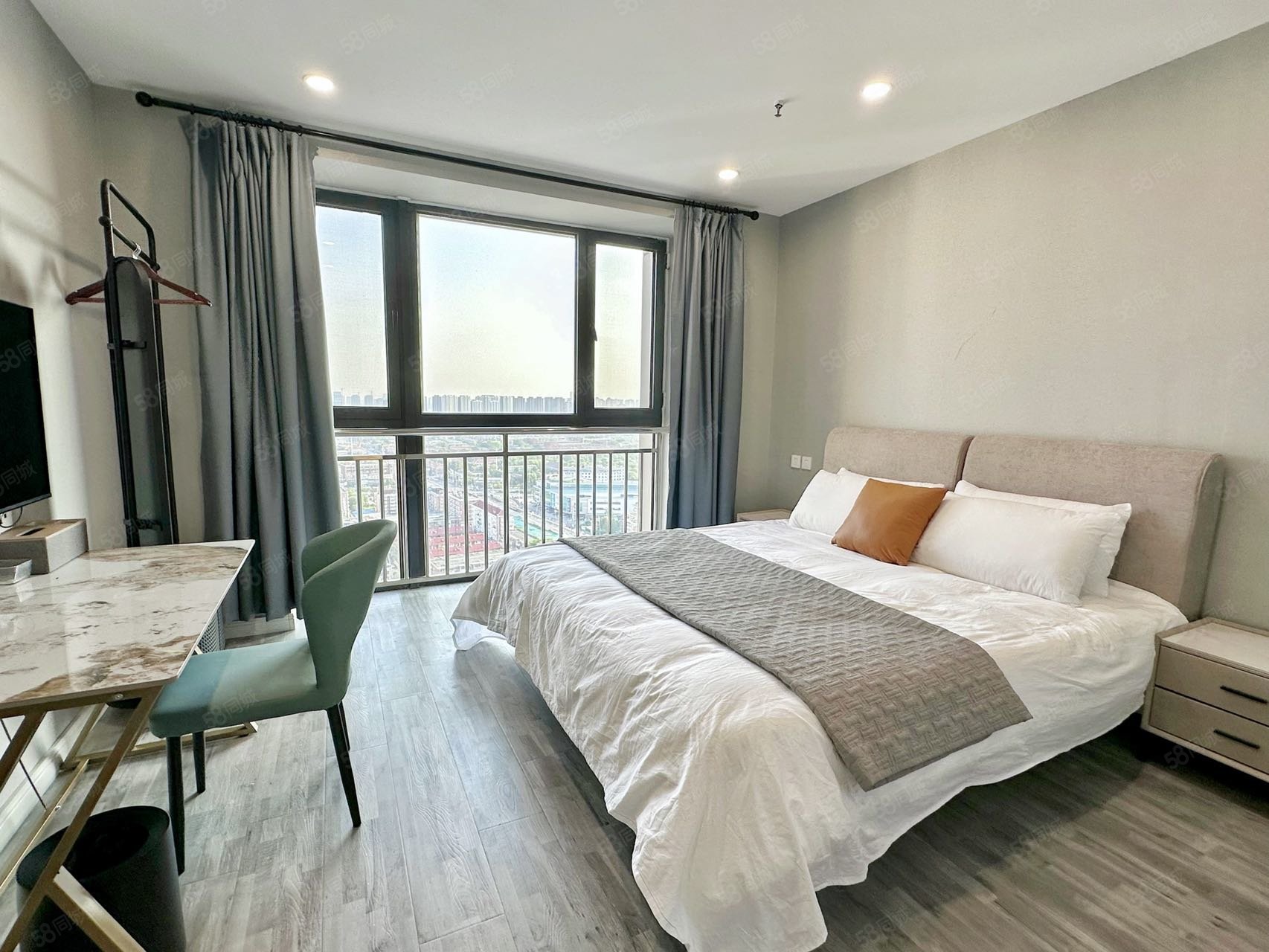 整租｜南楼凯德国贸附近紧邻下瓦房海河大观公寓首租！精装免押金包采暖