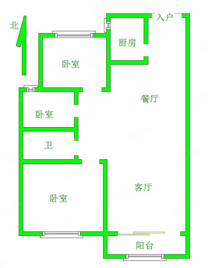 唐人中心户型图图片