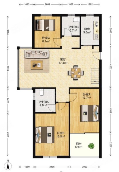 3d全景看房丨送车位丨房东包税丨上海轻轨7号线,润泽华庭-嘉兴58同城