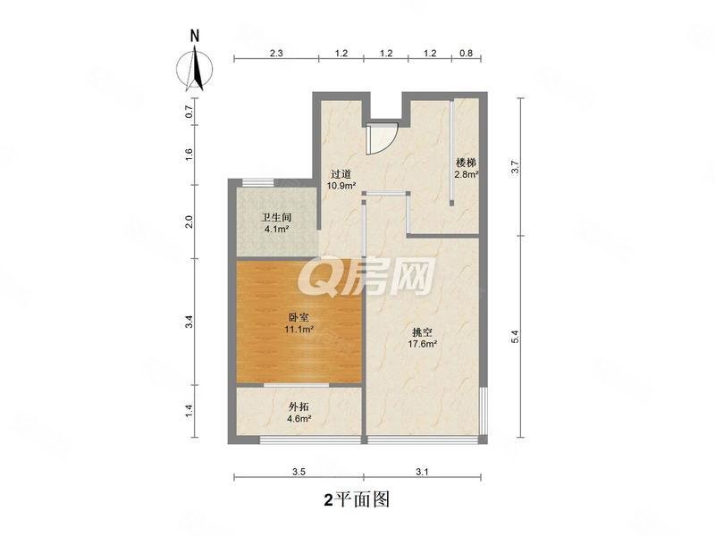 城建琥珀东华府(西苑)3室1厅2卫120.37㎡南北237万