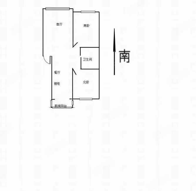 长江花园(二道区)3室2厅1卫92.17㎡南北85万