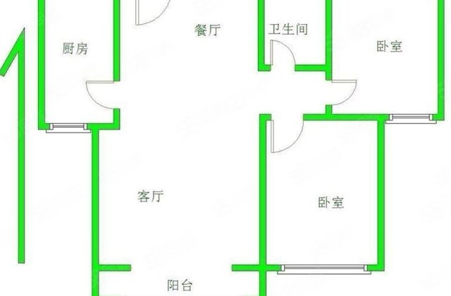 金柱大学城(大A区A27-A61号楼)2室1厅1卫