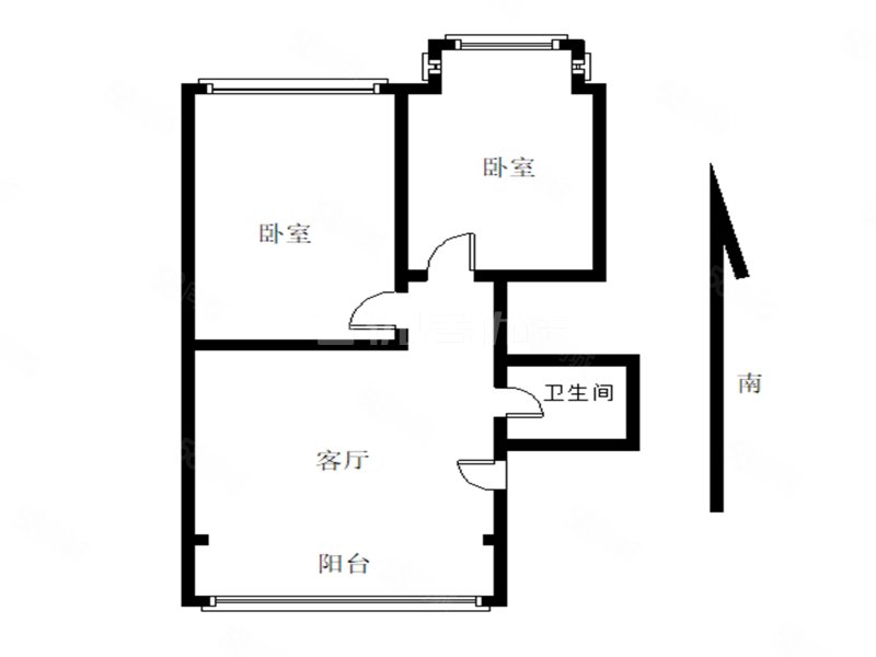 蒙昆小区4室2厅2卫87.08㎡南北56万