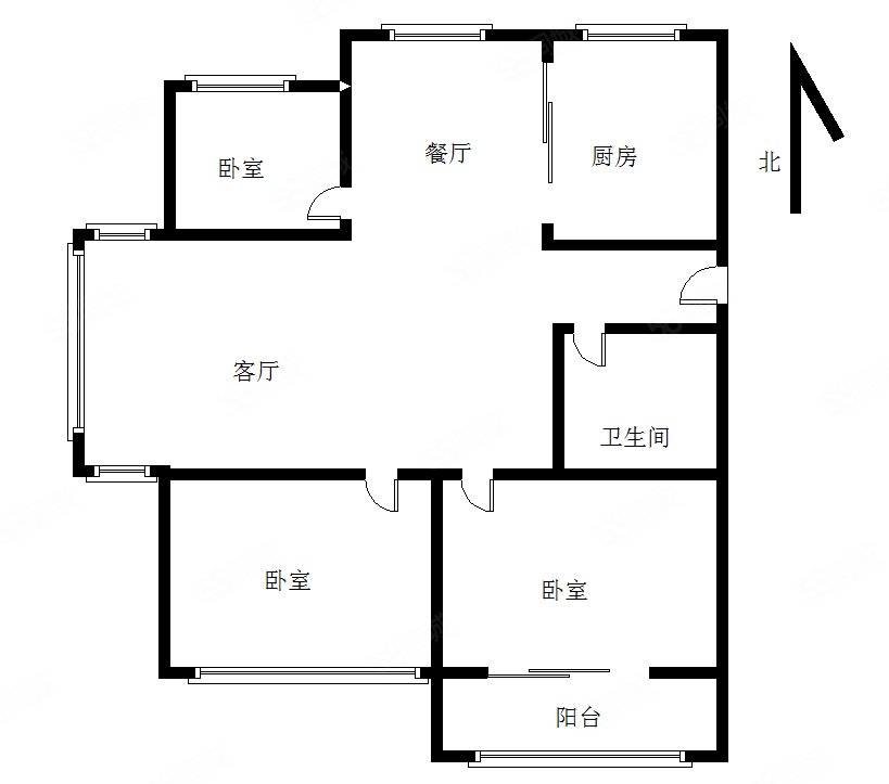 金海湾精装三居室落地飘窗看中心花园看房有钥匙