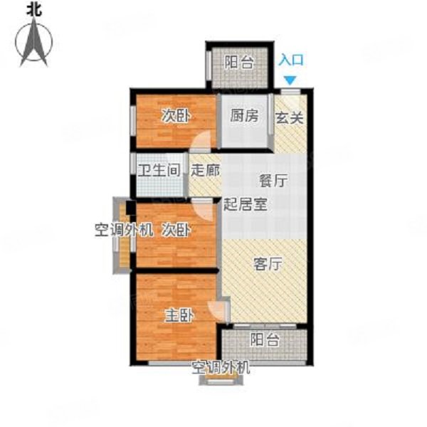 联发欣悦湾(公寓住宅)3室2厅1卫91.22㎡南228万