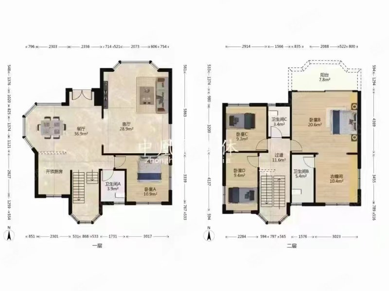 碧桂园凤凰城凤雅苑4室2厅3卫187㎡南1160万