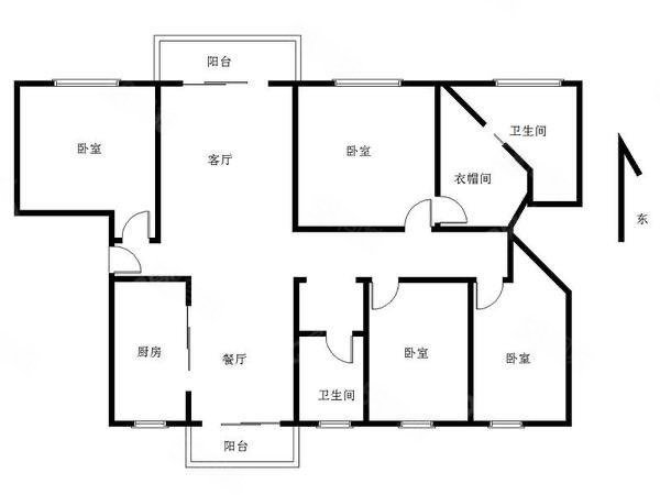 中信红树湾(南区)4室2厅2卫177.9㎡东北680万