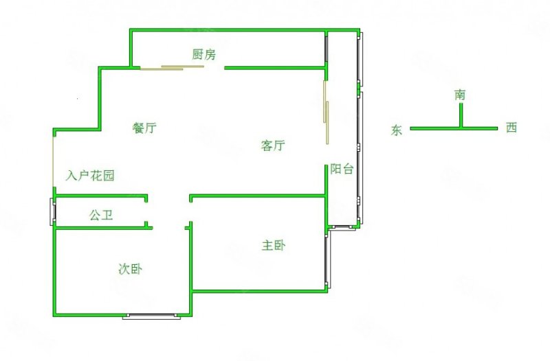 碧水湾二期1室0厅1卫40.14㎡南32万