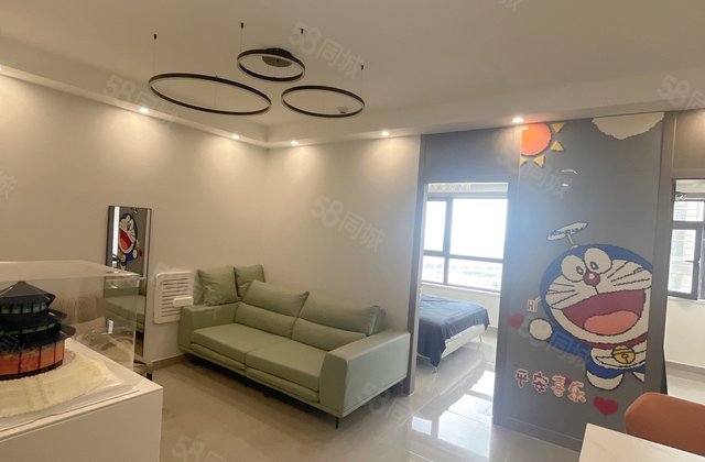 公园旁！中央帝景！商品房！精装两室！带全屋智能带储！可按揭