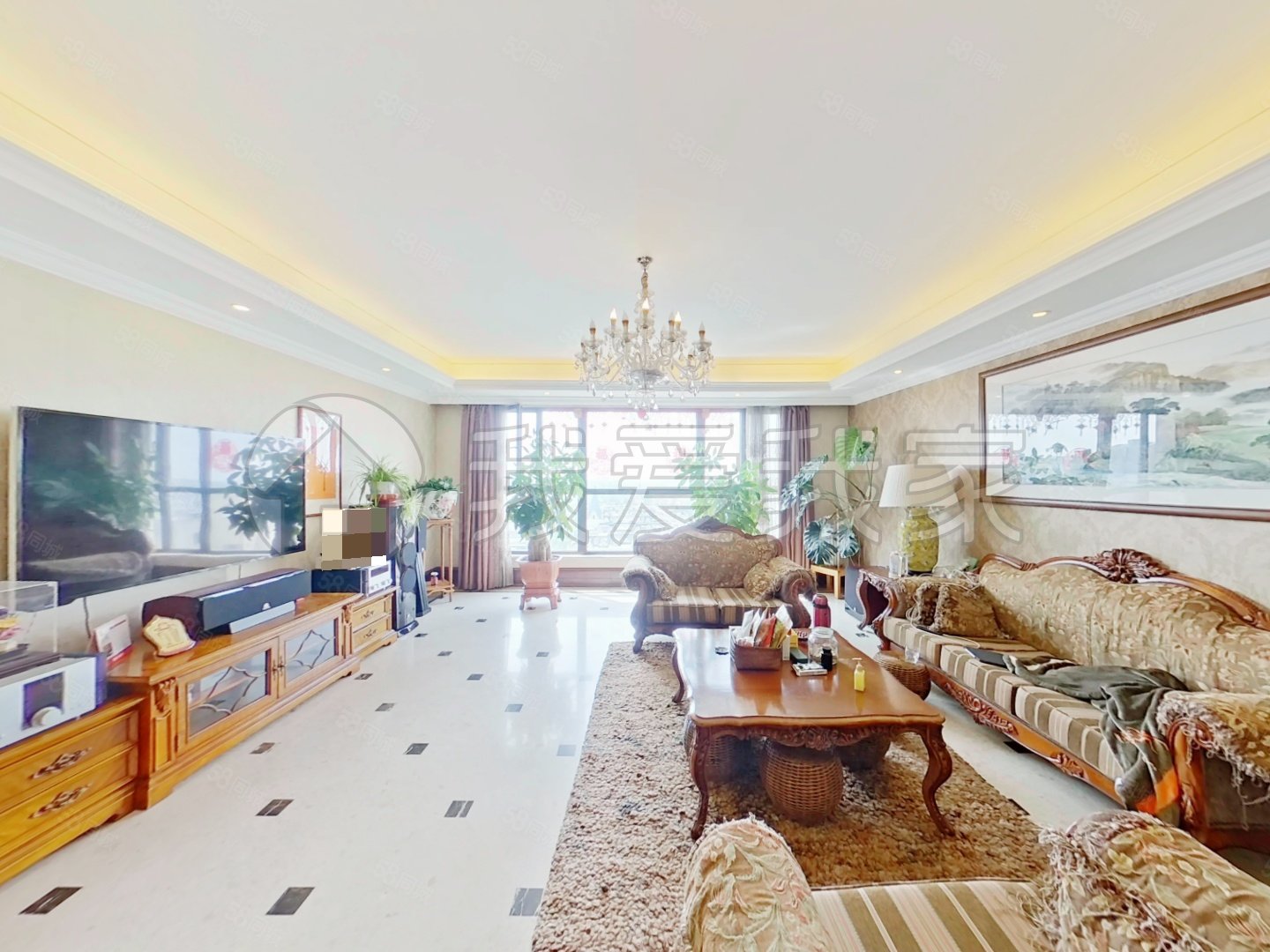 中海九號(hào)公館(二區(qū))4室2廳3衛(wèi)212.63㎡南北1360萬(wàn)