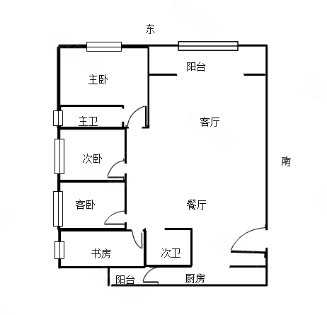 恒泰滇池名门4室2厅2卫143.98㎡南北130万