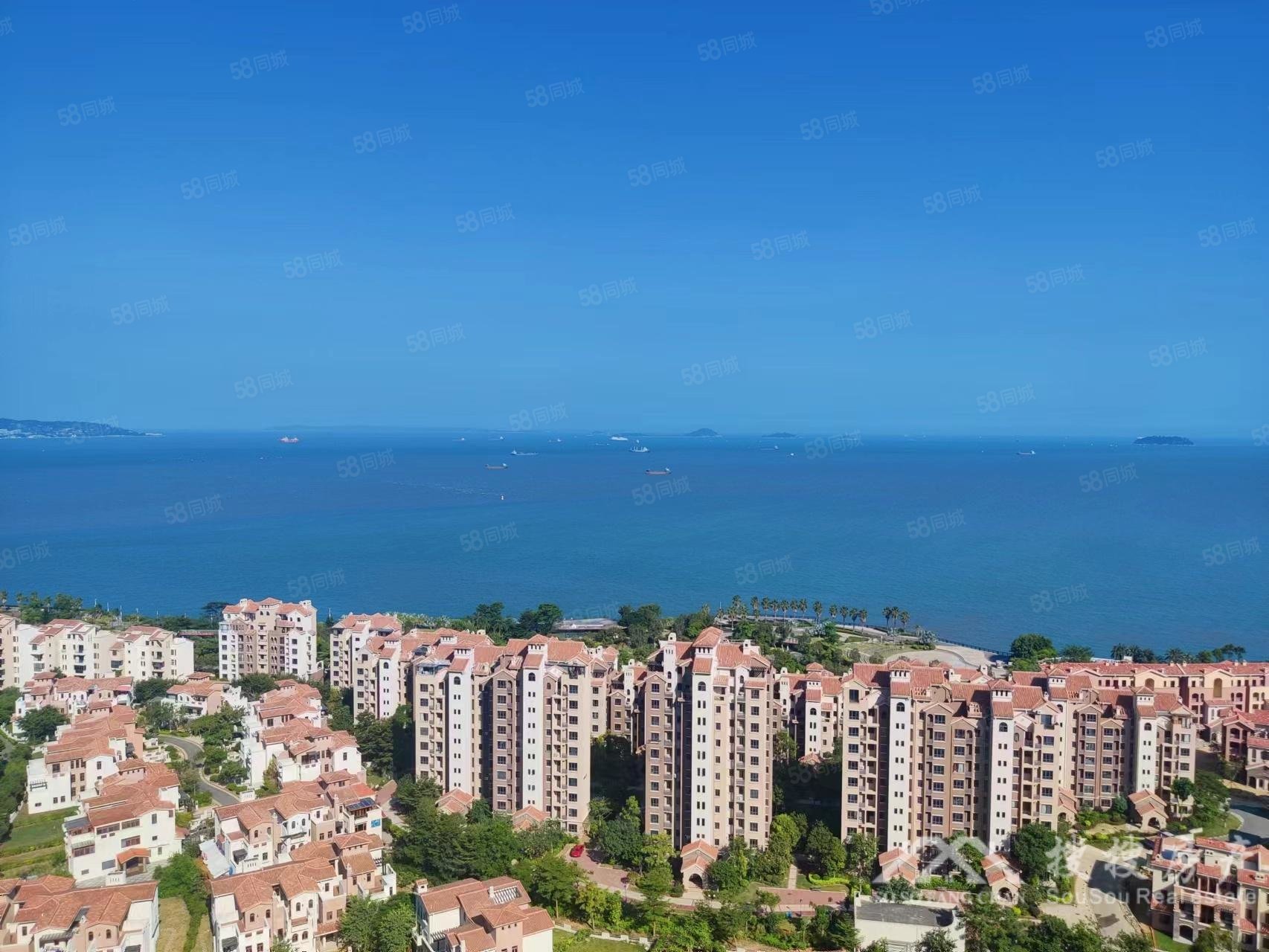 漳州港招商卡达凯斯顶层复式一线海景房超大海景露台