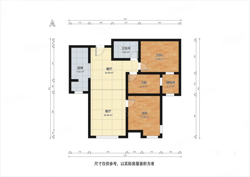 融创半湾半岛3室2厅1卫99.77㎡南99万