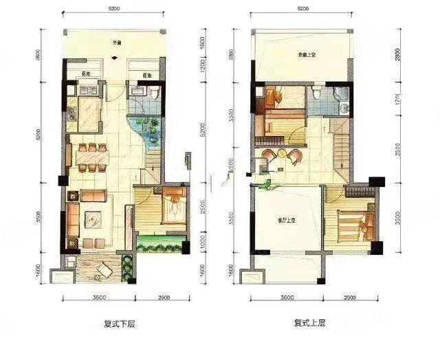 金帝中洲滨海城(二期)4室2厅2卫106.31㎡南258万