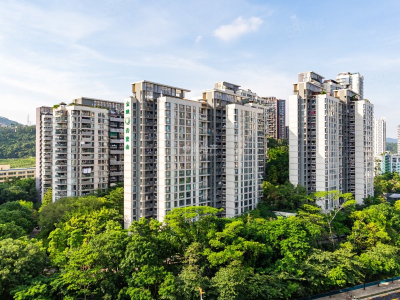 金地香蜜山 香蜜湖地段 南眺香蜜公园 北眺塘朗山