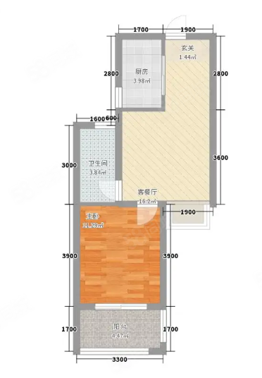 和谐雅筑3室2厅2卫130.52㎡南北128万