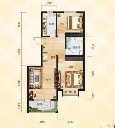 建鑫小区2室1厅1卫77㎡南北18万