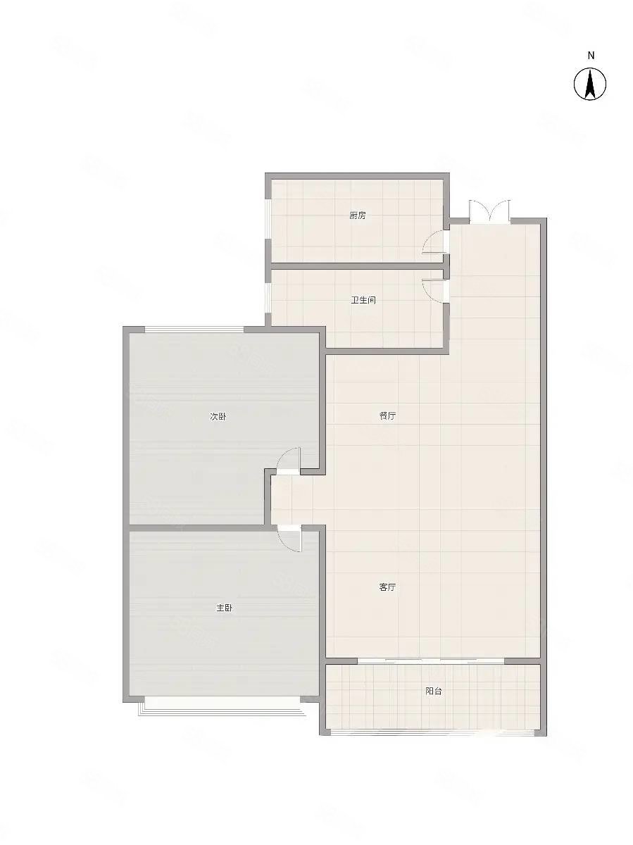 宜居锦苑2室2厅1卫86㎡南北56万