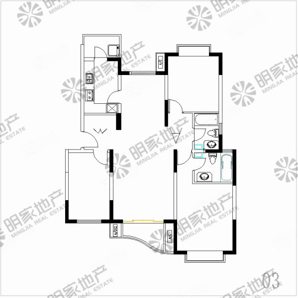 三江国际花园6室4厅3卫214.1㎡南北558万