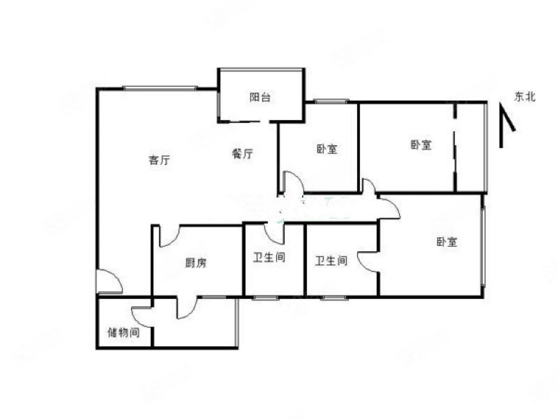 英郡(一期)3室2厅2卫128㎡东257万