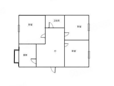 昆玉嘉园3室2厅1卫103.5㎡南北44.5万