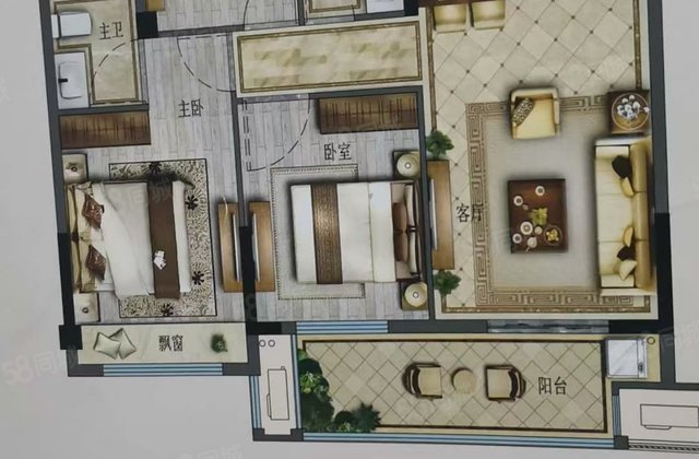 桐栖嘉苑3室2厅112㎡112.8万二手房图片
