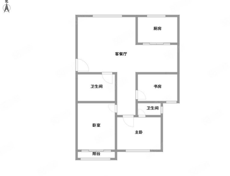 通济花园3室2厅2卫138.8㎡南北111.8万