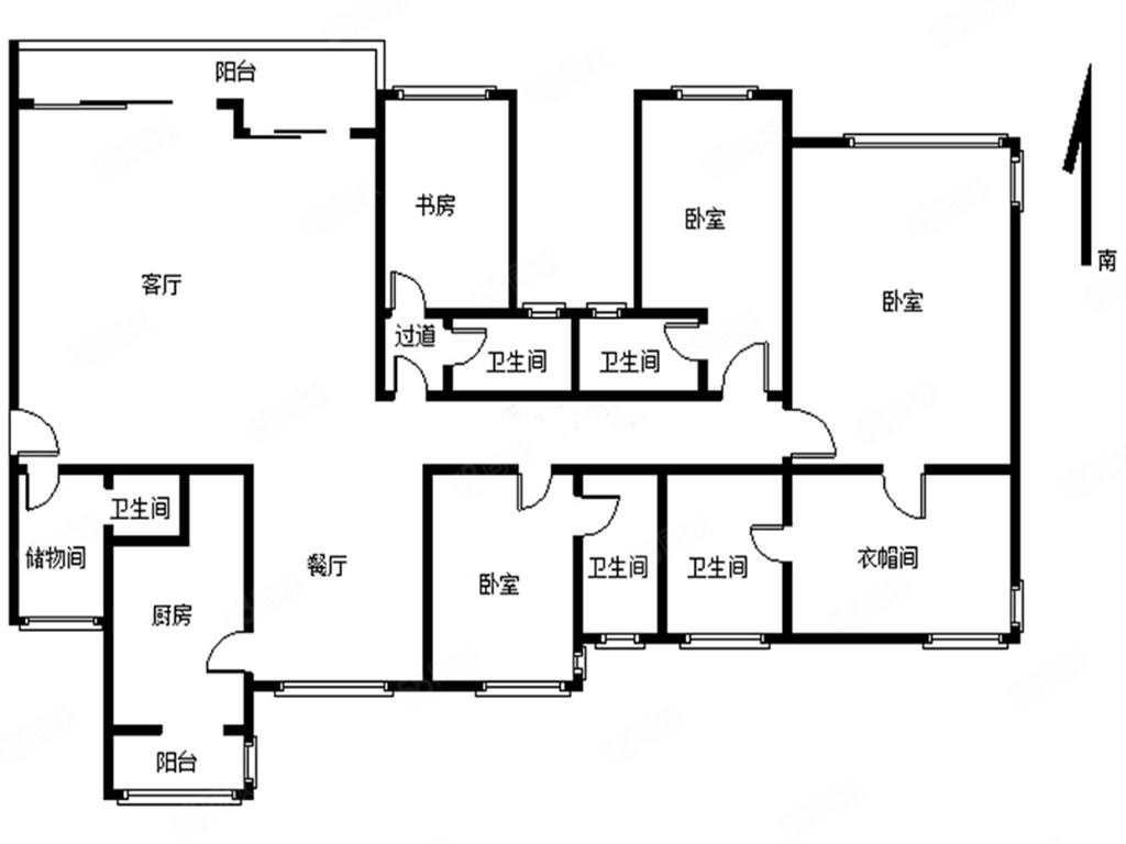 中海银海湾4室2厅4卫266.96㎡东南1030万