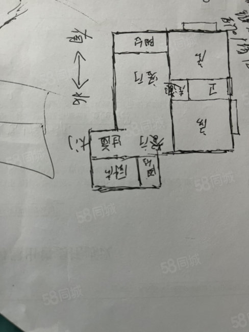 西门口广场2室2厅1卫65㎡南北345万