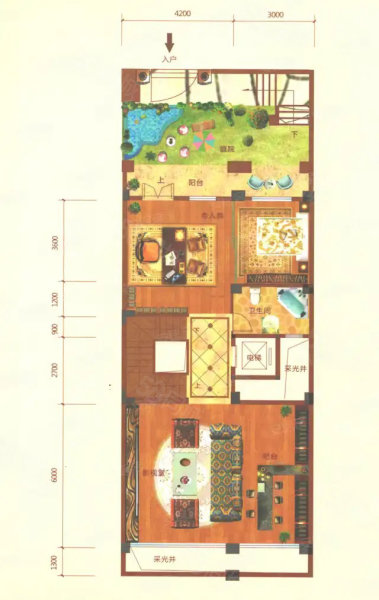 荣和公园墅5室2厅5卫486㎡南北1100万