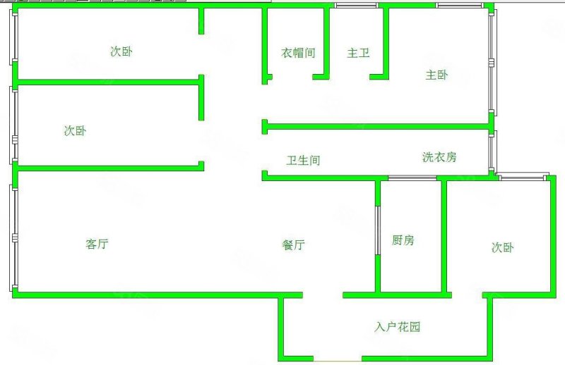 中建华府(EF区)4室2厅2卫108.9㎡南110万