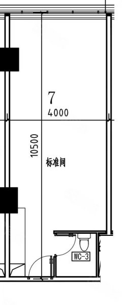 遵义时代天街1室2厅1卫58.47㎡南北35万