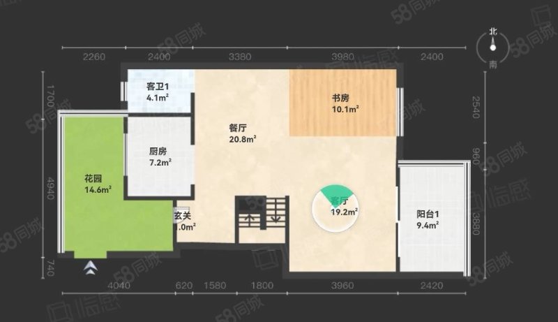 天泰大理十畝(别墅)4室2厅3卫139㎡南北136万