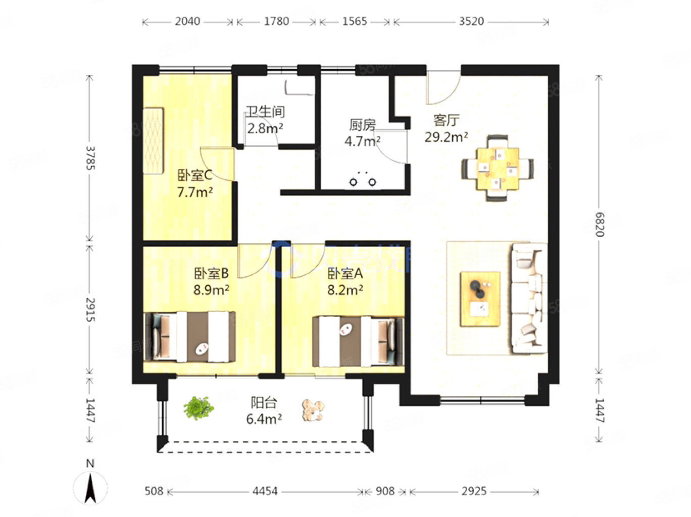 孔雀城悦珑湾户型图图片