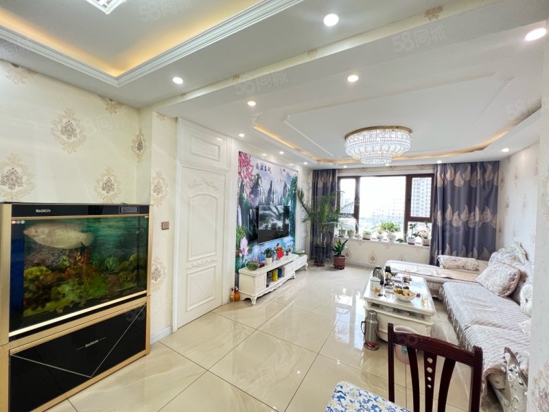 城电梯6楼两室标准格局精装修拎包入住东西都带,飞达城-松原58同城