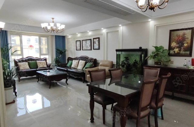 东昌路 精装 家具家电 5加6别墅 100平露台 80万装修