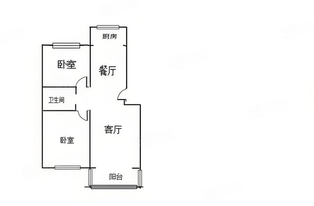 孤岛新村2室2厅118㎡48万二手房图片