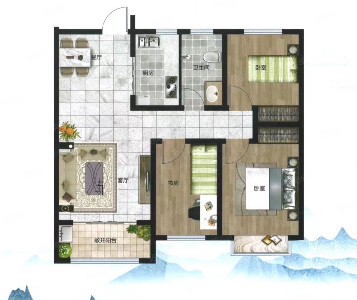 开发区一中 电梯房 位置优越 停车方便,拉菲公馆-滨州58同城