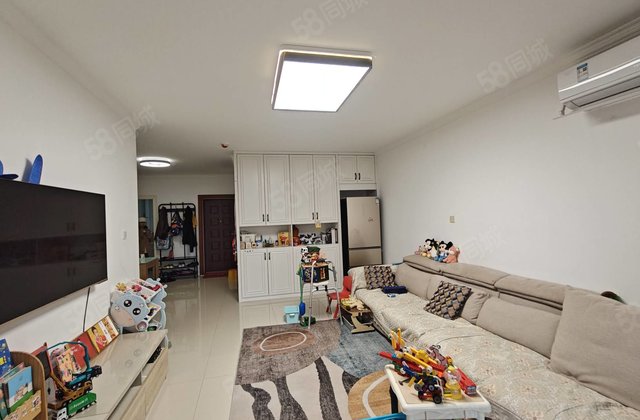 华建旁 裕昌九州国际 双阳台 精装三室，带车位储，免大税