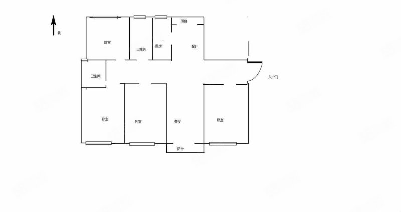 建业春天里(睢阳)4室2厅2卫140㎡南北75万