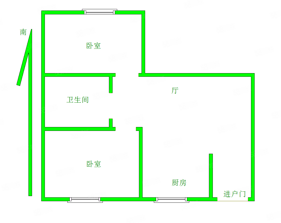 东华园79平南北通透 不把山 精装修未入住 可议价,东华园-抚顺58同城
