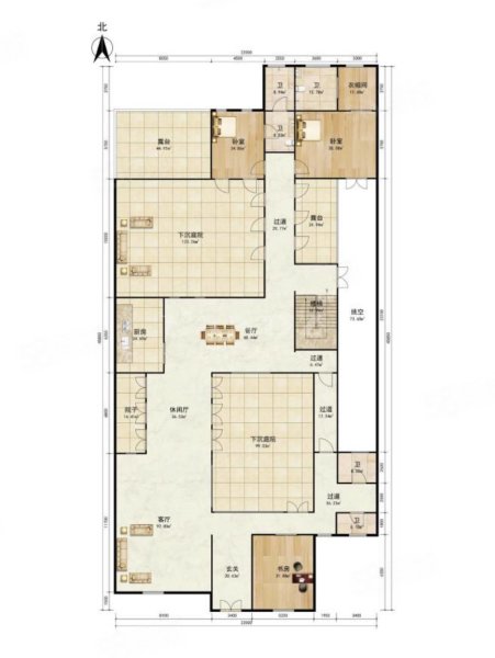 远洋LAVIE5室3厅5卫760㎡南北7900万