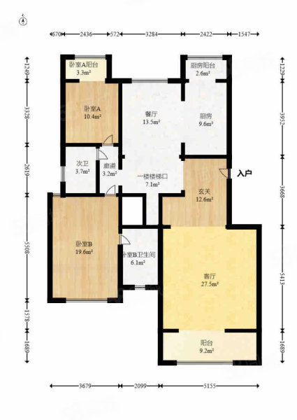 江山帝景普罗旺斯5室2厅4卫186.5㎡南北299.9万