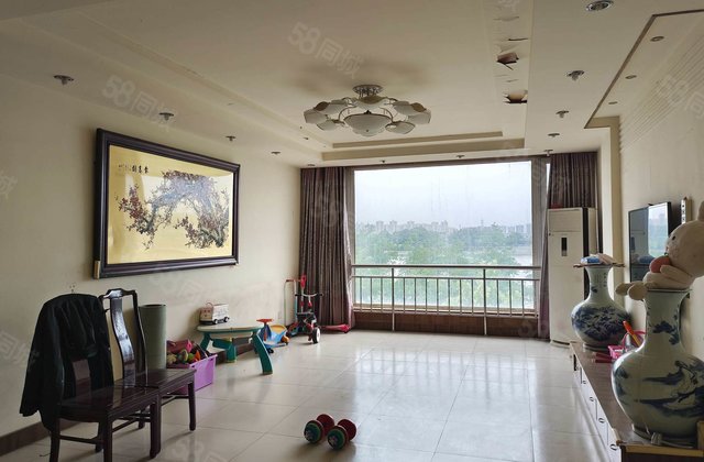 一线湖景客厅卧室观景内置楼梯复式送车库看房方便