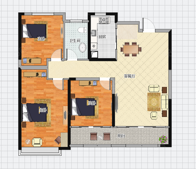 不动产恒大店报价94万电话咨询满二年新上核心卖点【户型详解】:三室