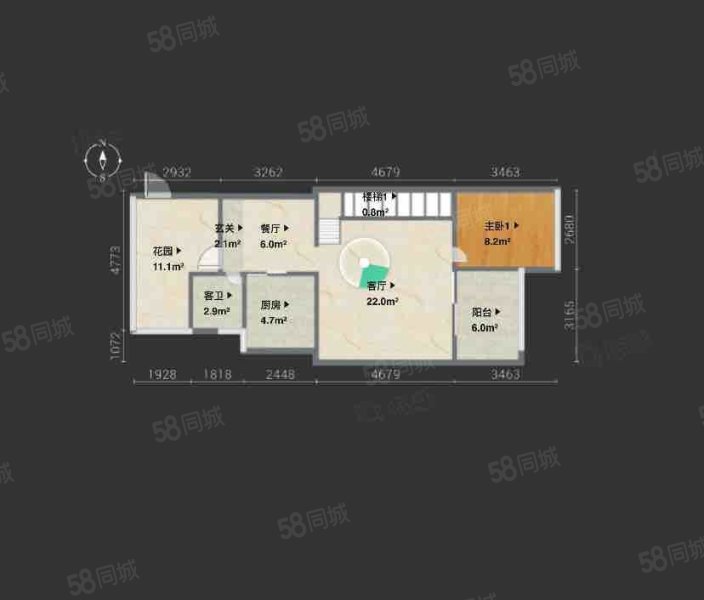 佳兆业茗萃园(一期)4室2厅2卫111㎡北360万