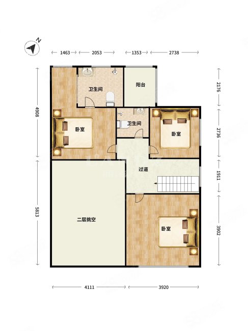 壹方中心4室2厅3卫175.94㎡东南2835万