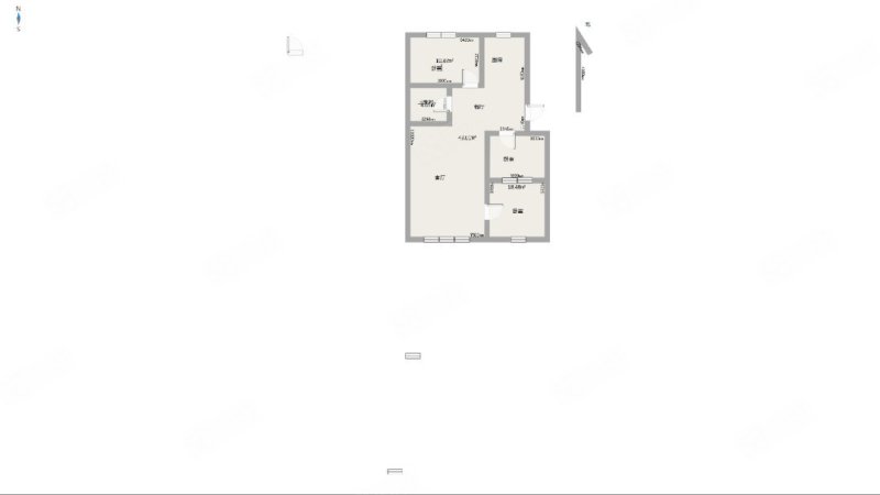 盟委小区3室2厅1卫86.5㎡南北108万