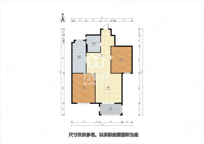 云锦蓝庭2室2厅1卫107.9㎡南180万